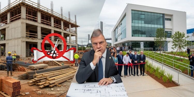 Novas normas em SC impedem inauguração de obras inacabadas