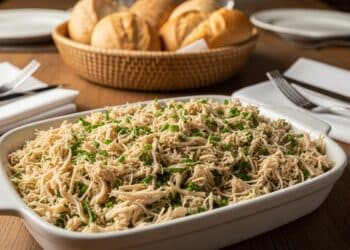 Salpicão de frango clássico: cremoso, leve e cheio de sabor