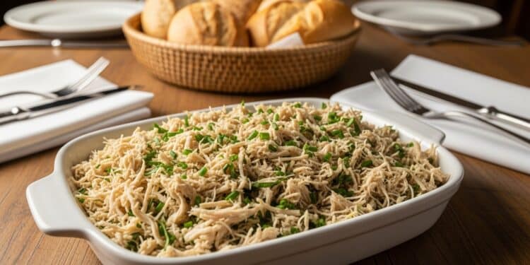 Salpicão de frango clássico: cremoso, leve e cheio de sabor