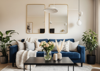 As tendências de decoração atuais permitem criar ambientes elegantes e aconchegantes usando soluções acessíveis e criativas. // Créditos: @mauramyth