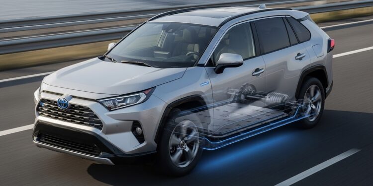 Ilustração de carro da Toyota