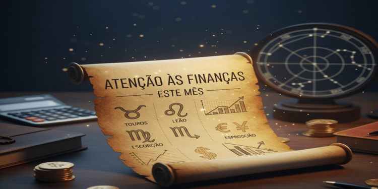 Signos que devem prestar atenção às finanças neste mês