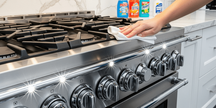 O truque perfeito para deixar seu fogão brilhoso e sem manchas de gordura em minutos