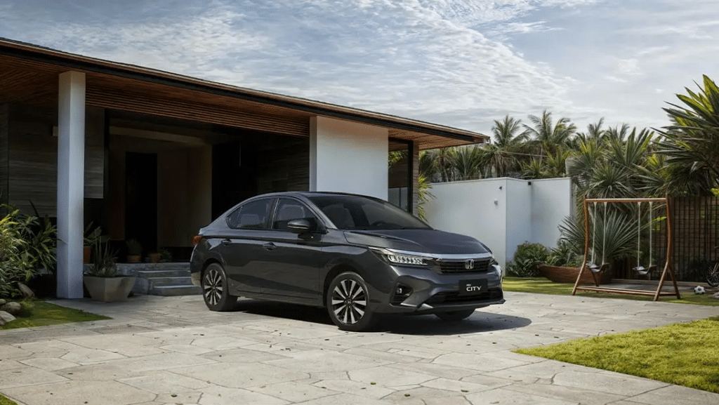 Honda City por dentro e seus assentos - Créditos: Honda/Divulgação