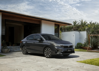 Honda City por dentro e seus assentos - Créditos: Honda/Divulgação