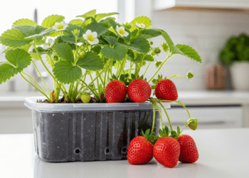 O truque de morangos no marmitex que promete dar frutos em pouco tempo