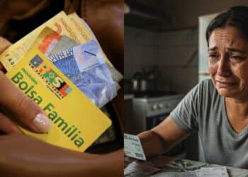 Ilustração de Mulher que recebeu notícia de beneficio cortado -