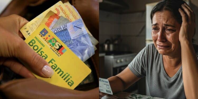 Ilustração de Mulher que recebeu notícia de beneficio cortado -