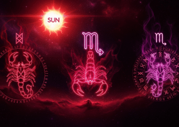 Sol em Escorpião em diversos signos nesta fase