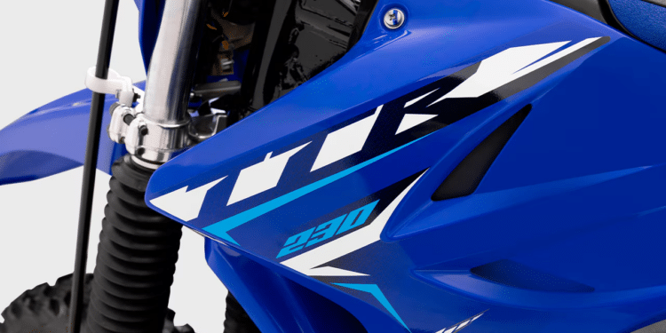 TT-R 230 em exposição - Créditos: Divulgação/Yamaha