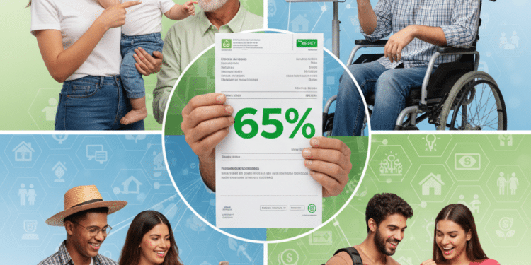 Esses 5 grupos de brasileiros que podem receber desconto de até 65% na energia elétrica