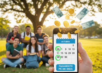 Divulgado as datas de pagamento de outubro para os estudantes do pé-de-meia