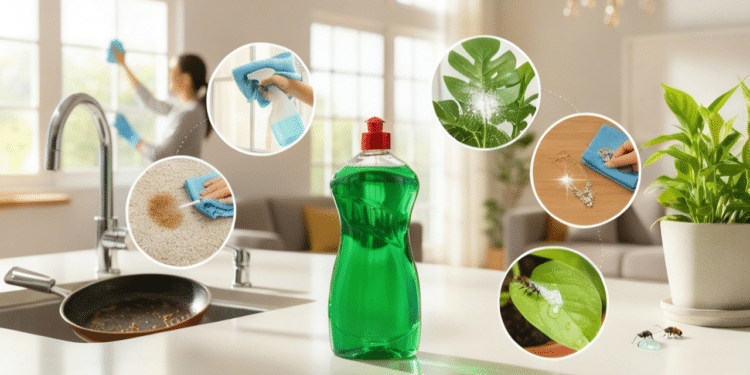 Os 7 usos incríveis para o detergente em casa que vão além da cozinha