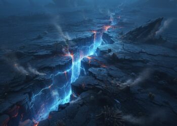 Cientistas registram 'fenômeno raro se partindo' no fundo do Oceano Pacífico