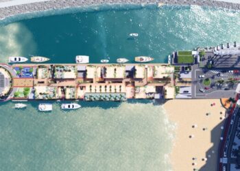 Nova atração em SC com Hard Rock Café 'dentro da água' avança nas obras e vai turbinar o turismo de cidade