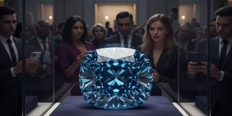 Diamante azul 'Mellon Blue' é vendido por valor astronômico e sua beleza impressiona o mundo