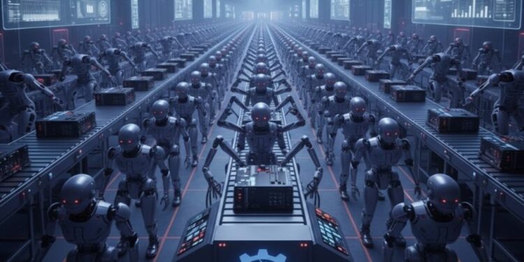 Empresa chinesa revela 'exército de robôs' que trabalham 24 horas por dia