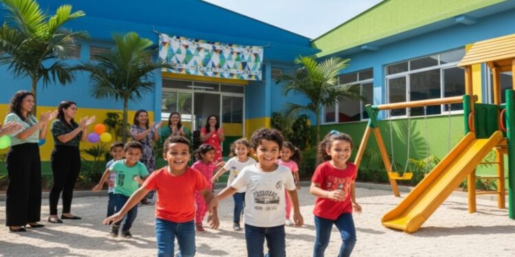 Santa Catarina recebe obras de mais de R$ 8 milhões com inauguração de escola e quadra poliesportiva em duas cidades importantes