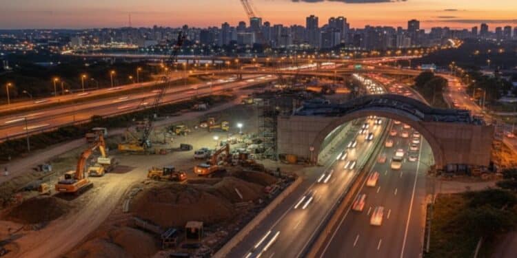 Obras do novo túnel na BR 116 em Canoas avançam para reduzir congestionamentos e conectar regiões importantes da cidade