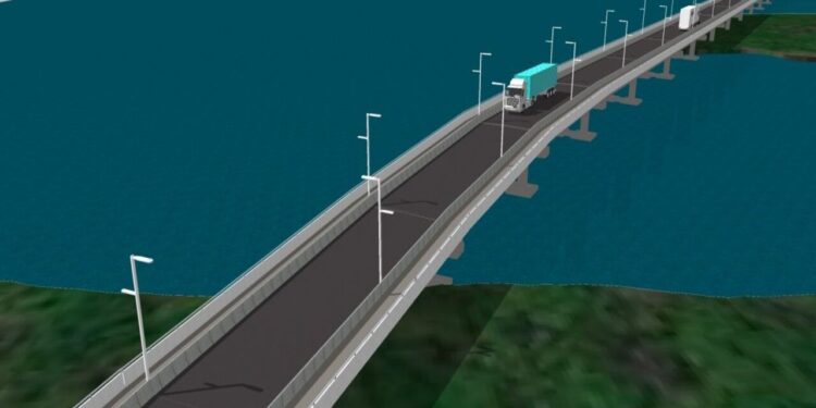 Ponte sobre o Rio Parati - Foto: Prefeitura de Araquari