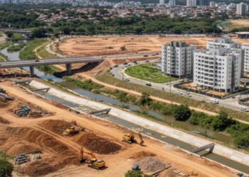 RJ avança com as obras do PAC Realengo que vai beneficiar cerca de 205 mil moradores e reduzir os alagamentos na cidade