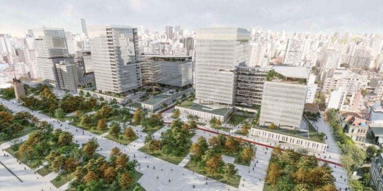 A impressionante construção da nova sede do Governo de SP nos Campos Elíseos terá investimento de R$ 6 bilhões e abrigará cerca de 22 mil servidores