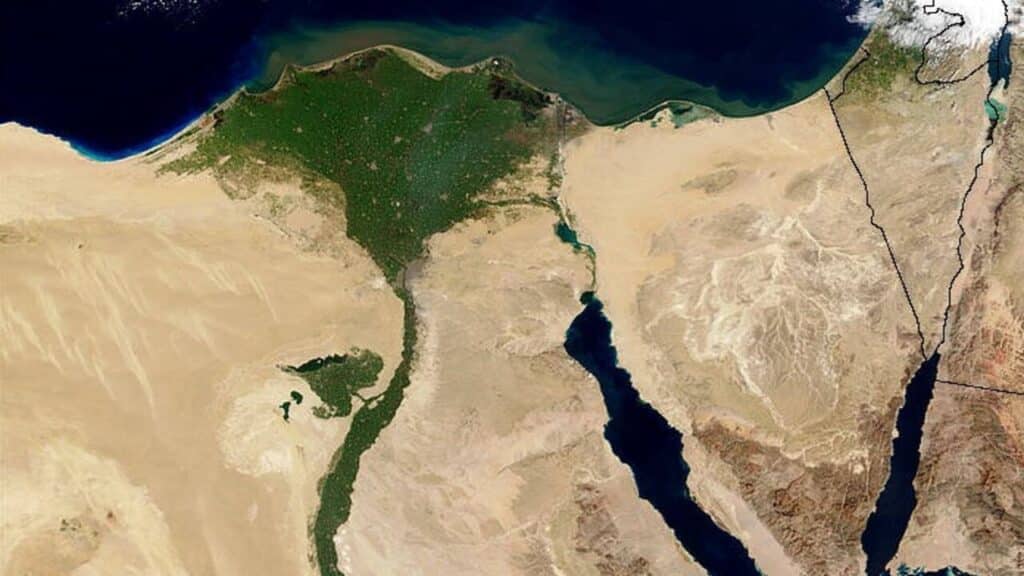 A obra gigantesca de 13 bilhões de dólares que pode mudar o deserto do Egito com 'inundação' na região