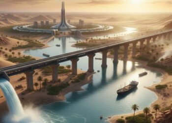 A obra gigantesca de 13 bilhões de dólares que pode mudar o deserto do Egito com 'inundação' na região