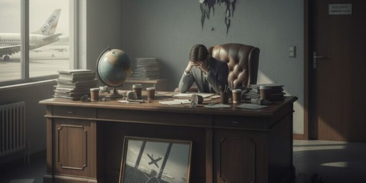 Companhia aérea cancela todos os voos e declara falência