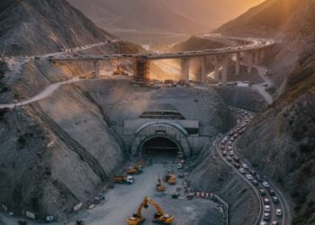 Megaprojeto que 'corta montanha' sofre grande atraso mas promete acabar com super congestionamentos na região