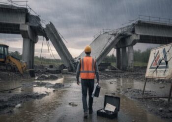 Construção de ponte de R$ 12 milhões com ângulo de 90 graus vira piada e resulta na suspensão de sete engenheiros