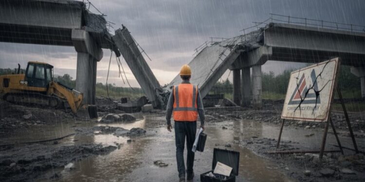 Construção de ponte de R$ 12 milhões com ângulo de 90 graus vira piada e resulta na suspensão de sete engenheiros