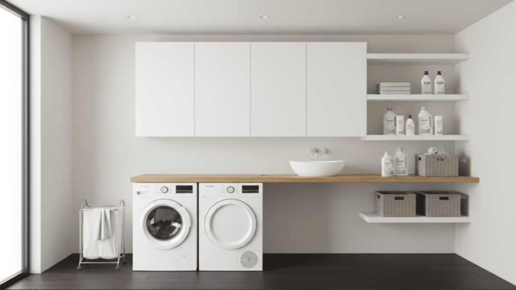 Adeus, tanque de lavar roupa: a nova tendência são as pias de sobrepor em casas pequenas e modernas