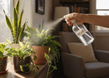 O truque com vinagre que mudou completamente minhas plantas do jardim