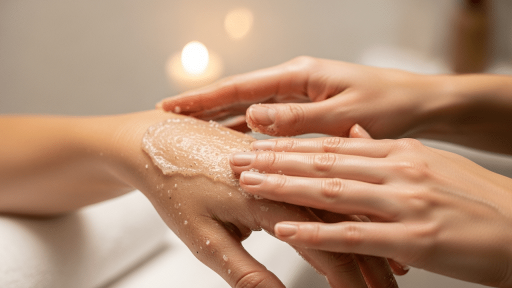 Essa misturinha com erva natural evita o envelhecimento das mãos com uma simples esfoliação