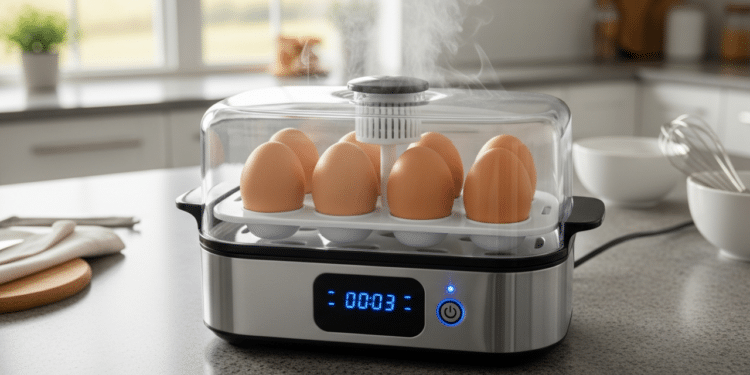 A panelinha elétrica que cozinha até 7 ovos em poucos minutos e facilita o seu dia a dia