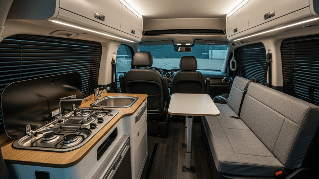 A nova van camper que está fazendo sucesso entre as pessoas que amam viajar com o conforto de casa