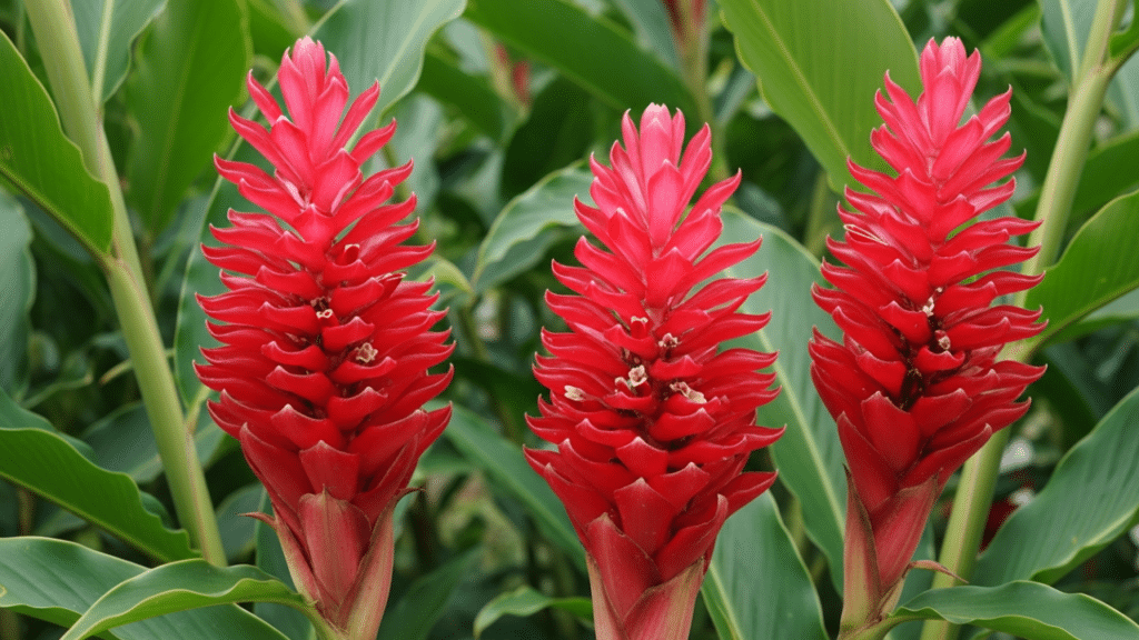A flor de gengibre calmante que além de hidratar o cabelo, entrega brilho natural sem esforço