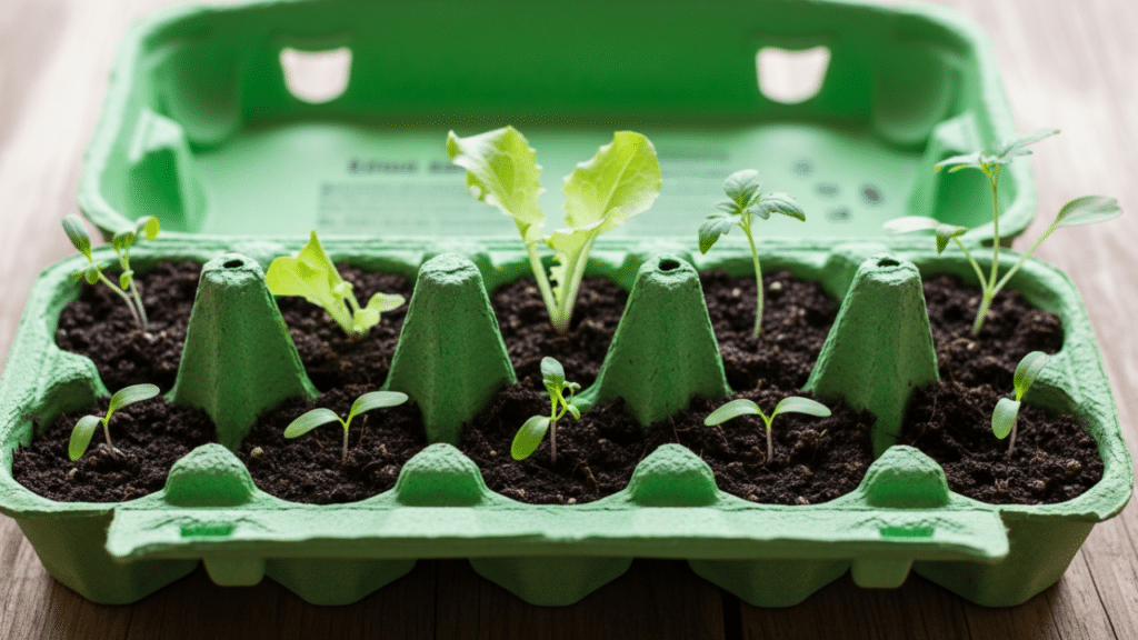 O truque com caixa de ovos para cultivar uma horta em qualquer lugar sem ocupar espaço