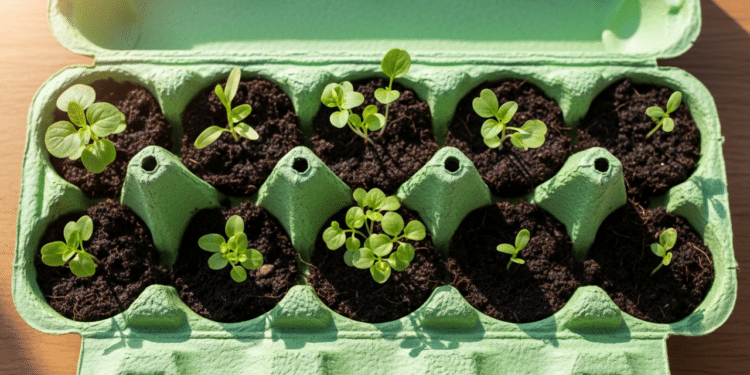 O truque com caixa de ovos para cultivar uma horta em qualquer lugar sem ocupar espaço