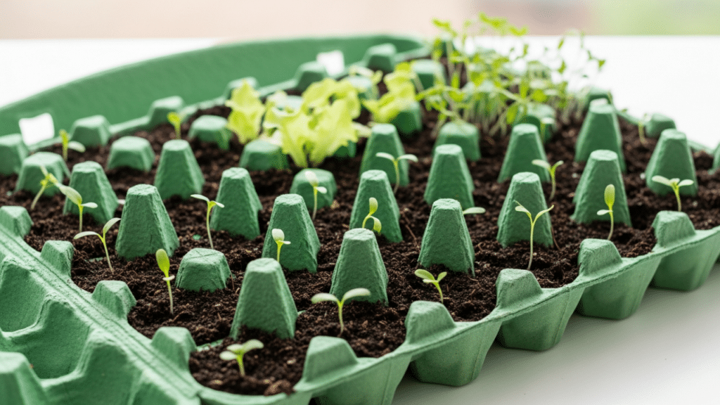 O truque com caixa de ovos para cultivar uma horta em qualquer lugar sem ocupar espaço