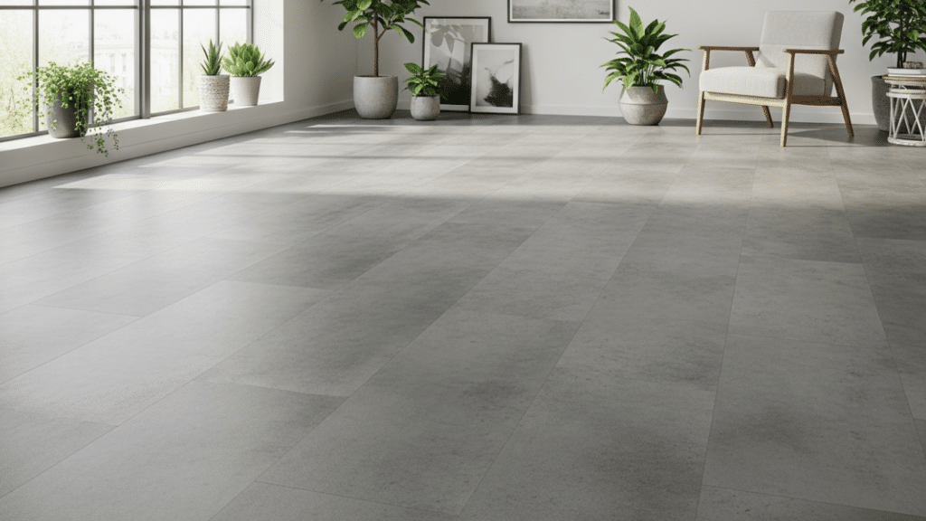 O piso superbarato que imita cimento queimado e dá cara de luxo na sua casa sem quebrar nada