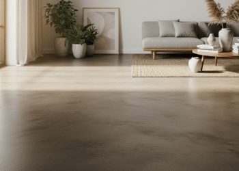 O piso superbarato que imita cimento queimado e dá cara de luxo na sua casa sem quebrar nada