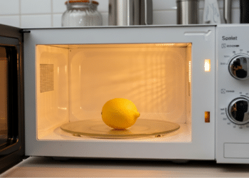 Truque viral com limão no micro-ondas viraliza por limpar e desodorizar em minutos, solução sustentável que economiza tempo e esforço diário.