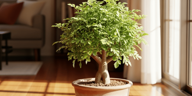 Coloque árvore da felicidade na sala, suas folhas charmosas filtram ar e criam ambiente acolhedor com cuidados simples e frescor natural!