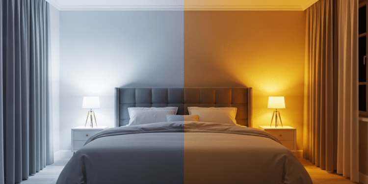 Luz branca traz energia e clareza; luz amarela aquece e deixa tudo mais convidativo e aconchegante.