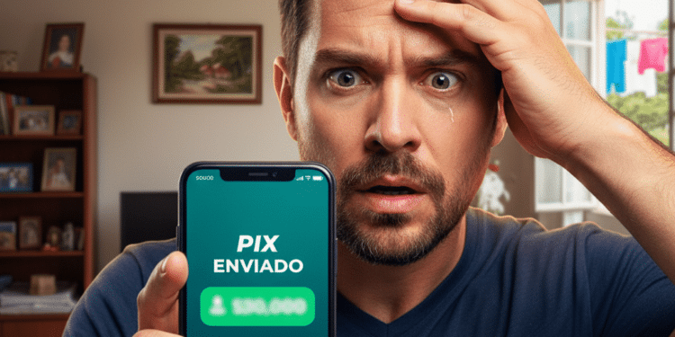 Homem transfere sem querer R$ 50 mil via Pix, tenta recuperar o dinheiro e descobre que, além da restituição, a Justiça fixou R$ 10 mil por dano moral