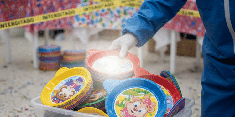 Anvisa determina recolhimento de pratos plásticos utilizados em festinhas de criança em todo o Brasil por riscos de contaminação