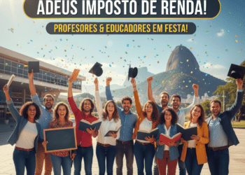 Diga adeus aos Imposto de Renda para Professores e Profissionais da Educação em todo o Brasil