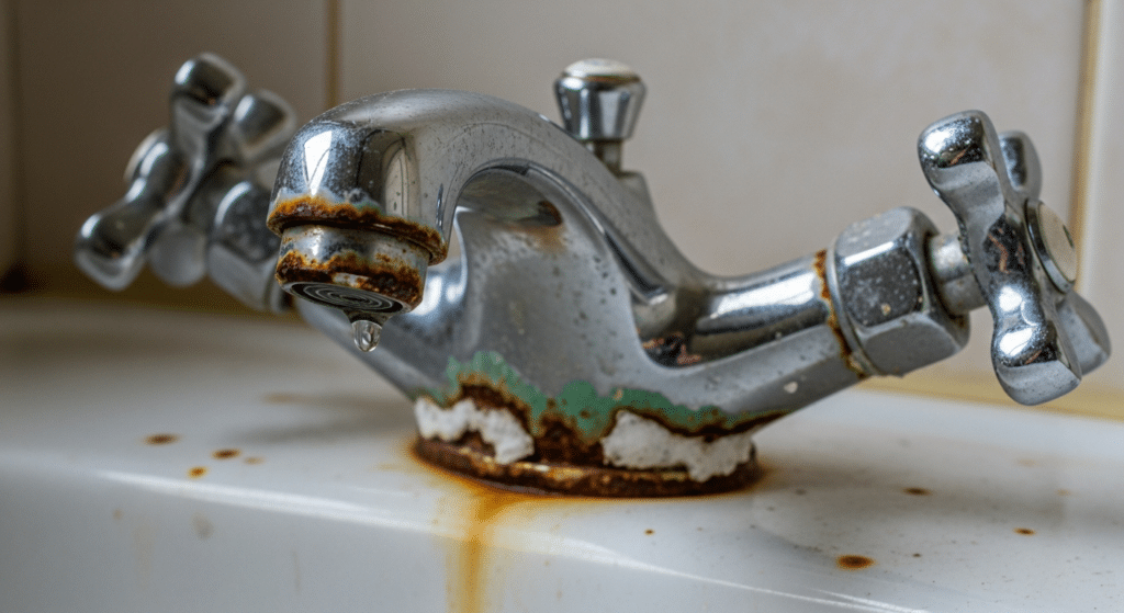 O truque com papel alumínio que elimina ferrugem das torneiras em minutos